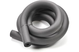 Heyiarbeit Foam Hose 0.39" x 0.35"(IDT) Air Conditioner Heat Insulation Pipe Black 5.9 Foot Length