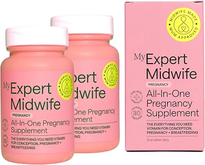 My Expert Midwife All in One Prenatal Vegan Supplements 60 Capsules 2 Months