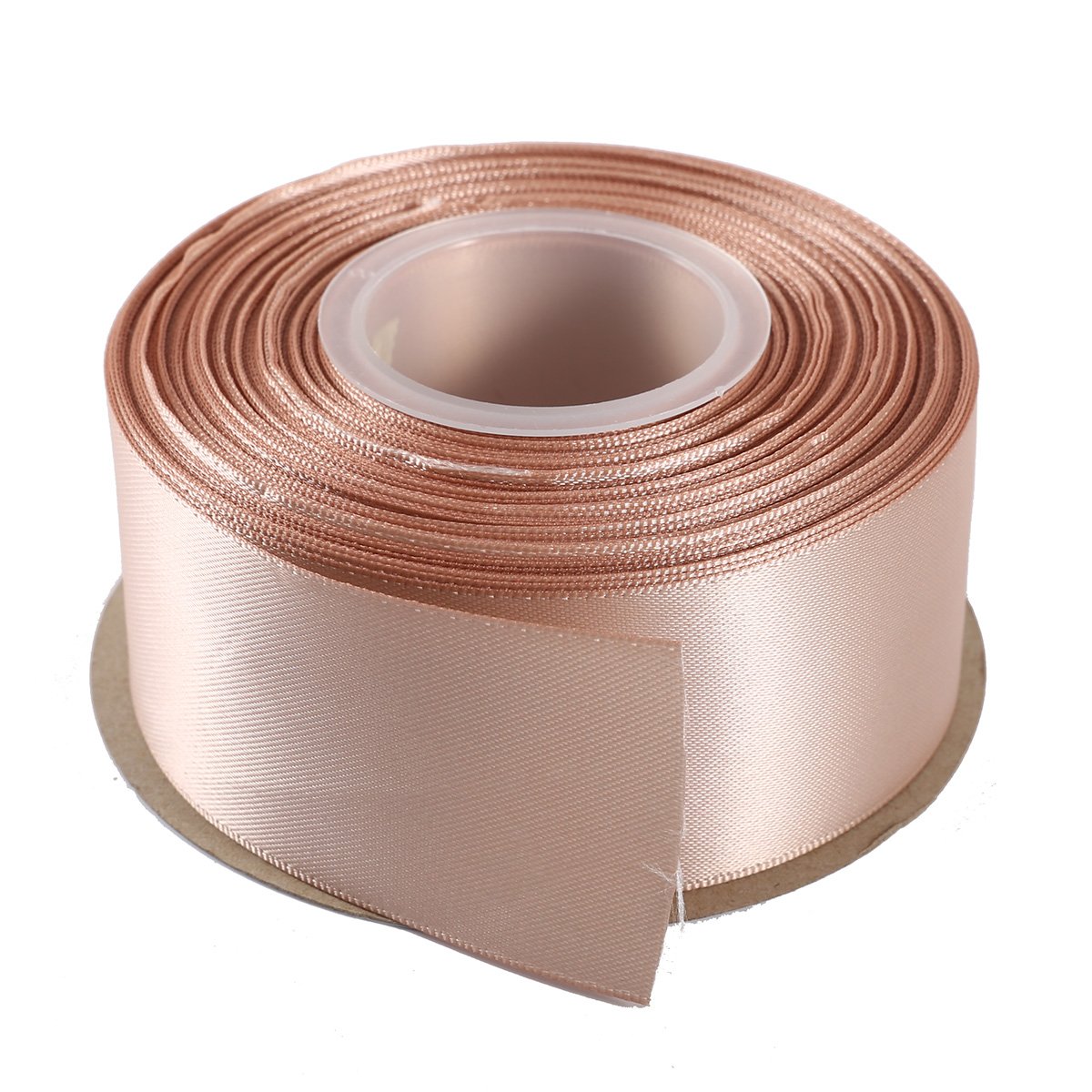 ITIsparkle 38mm Width (11/2") Double Faced Satin Ribbon 22 Meters (Full Reel) Crafts Gift Wrap Floristry - Vanilla Ribbon