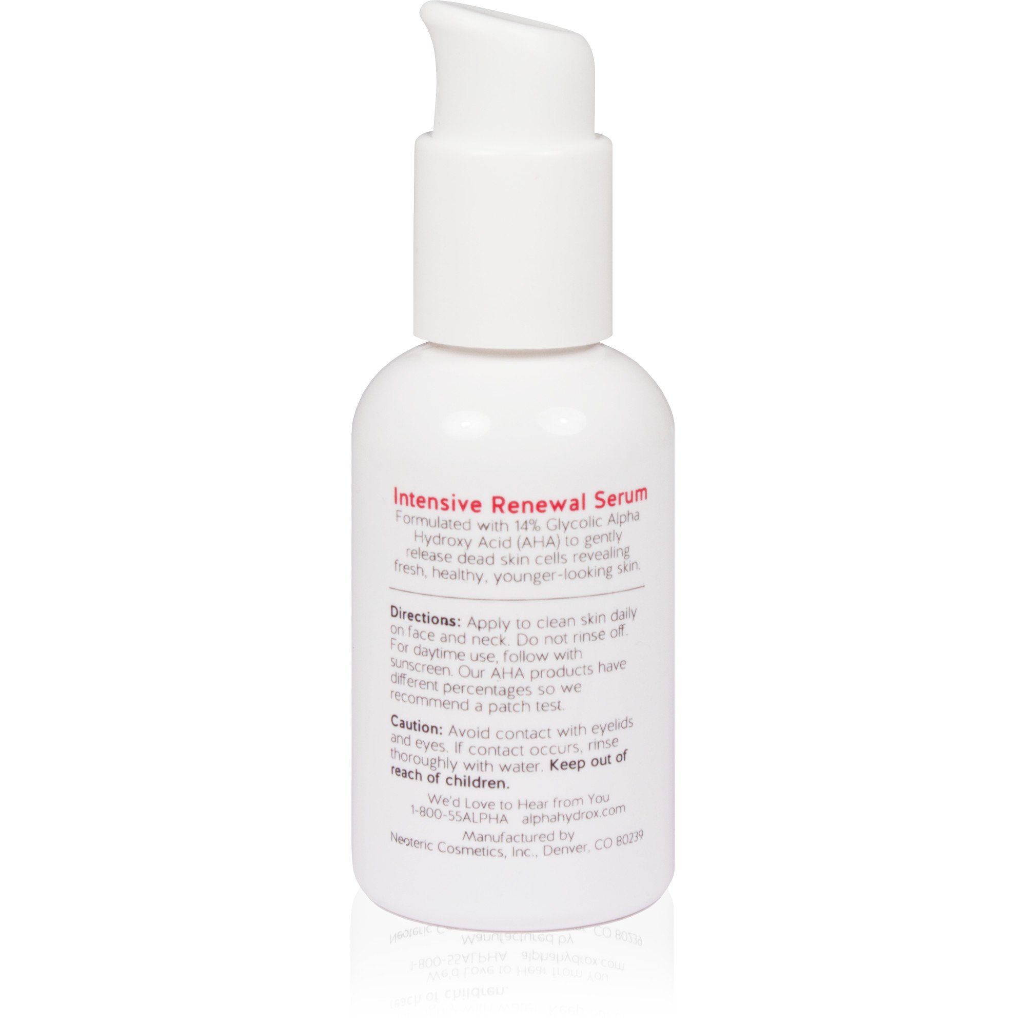 Alpha Skin Care Intensive Renewal Serum AntiAging Formula 14 Glycolic Alpha Hydroxy Acid