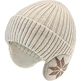 BAVST Hat for Men Knitted Beanie Women Winter Hats Men’s Stretchy Caps Outdoor Beanies Fleece Lined Ear Warmer