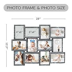 HELLO LAURA - 4x6 Picture Frame Collage for 12