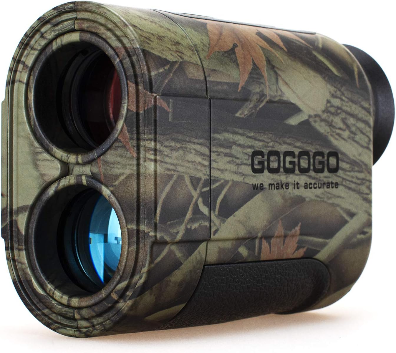 Gogogo 6X Hunting Laser Rangefinder Bow Range Finder Camo Distance Measuring Outdoor Wild 650/1200Y with Slope High-Precision Continuous Scan