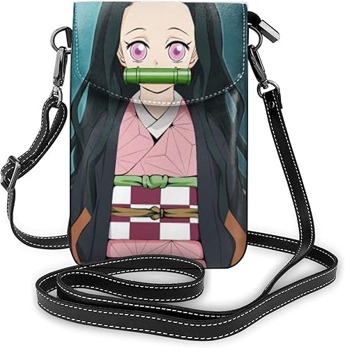 Anime Demon Slayer Kimetsu No Yaiba Nezuko KamadoCrossbody Cell Phone 