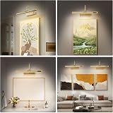 HARPER LIVING Rechargeable Picture Light Antique Brass with Remote 3 Temps view 5
