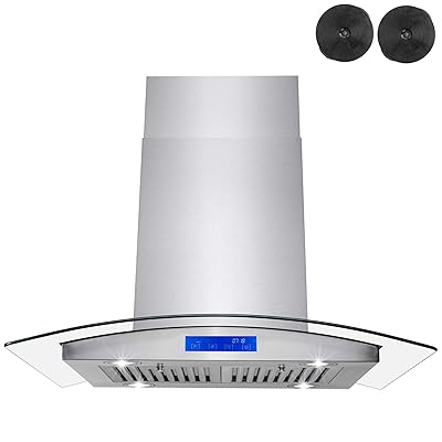 FIREBIRD 36" Stainless Steel Island Mount Range Hood