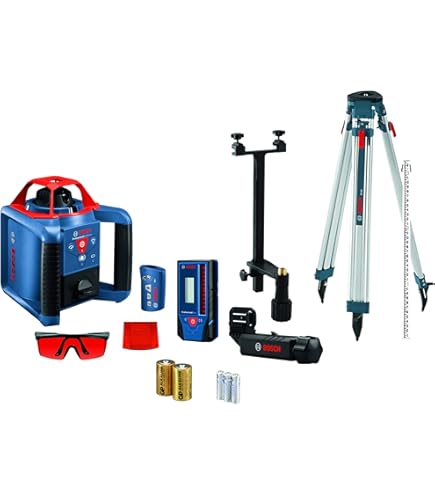 Transit Level DEWALT DW079LRK 20V Red Rotary Laser Kit