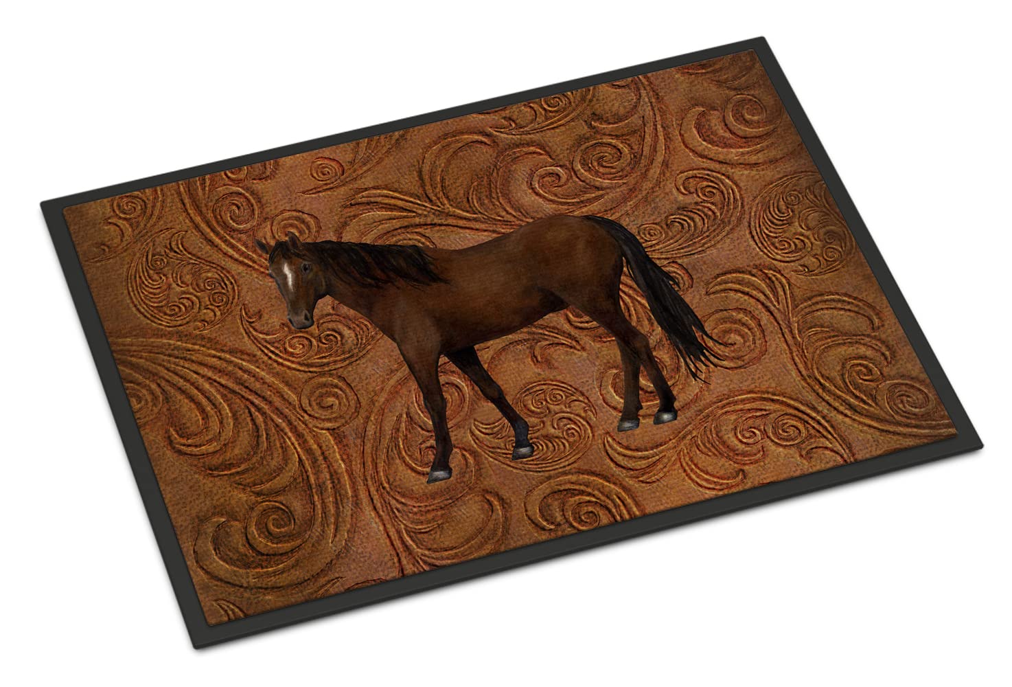 Caroline's Treasures SB3066JMAT Horse Indoor or Outdoor Mat, 24 inches x 36 inches, Multicolor