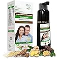 BIOGREEN ROOTS Ammonia-Free & Paraben Free Herbal Hair Shampoo - Hair Dye Shampoo for Women & Men - Natural Color and Herbal Nourishment - No Stain on Skin - Light Brown (2 bottles x 200 ml)