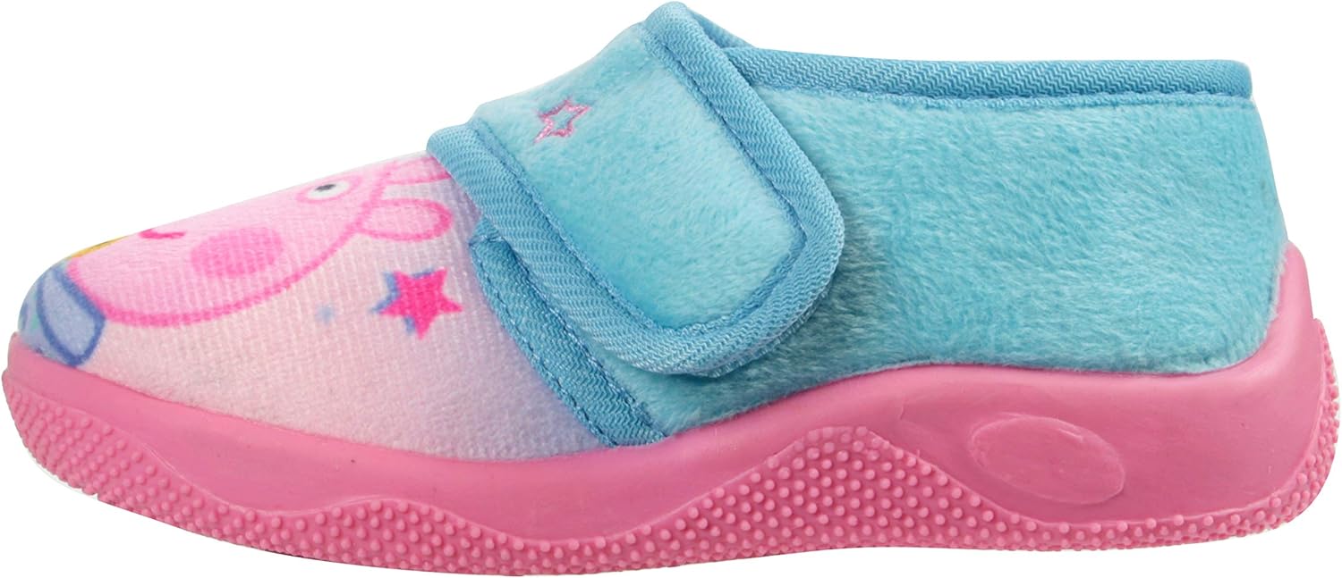 Peppa Pig Mädchen Clogs - Pelzgefütterte Hausschuhe Mit Rückengurt Für Kleinkinder
