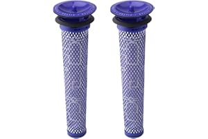2 Pack Replacement Pre Filters for Dyson DC58, DC59, V6, V7, V8. Replaces Part # 965661-01. 2 Filters