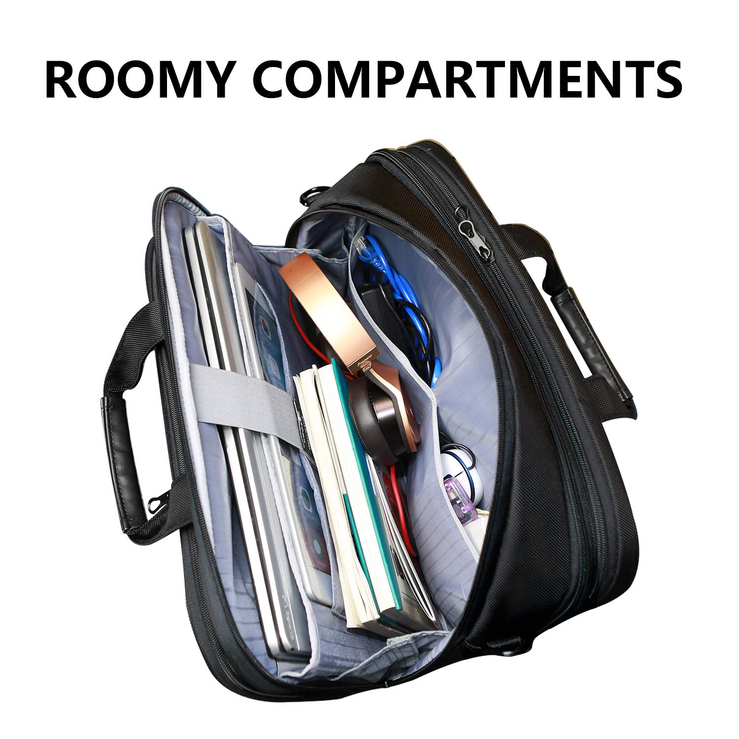 KROSER 18.5" Laptop Bag XXL Laptop Briefcase Fits Up To 18 Inch Laptop