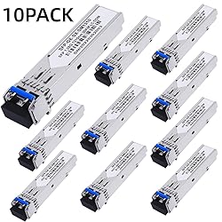 10 Pack 1.25G SFP LC Module 1000Base-LX