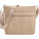 G4Free Nylon Crossbody Bags for Women, Lightweight Casual Quilted Shoulder Handbags for Travel Work