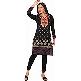 Maple Clothing Kurti Indian Tunic Top Women's Embroidered India Apparel Outfit Wedding