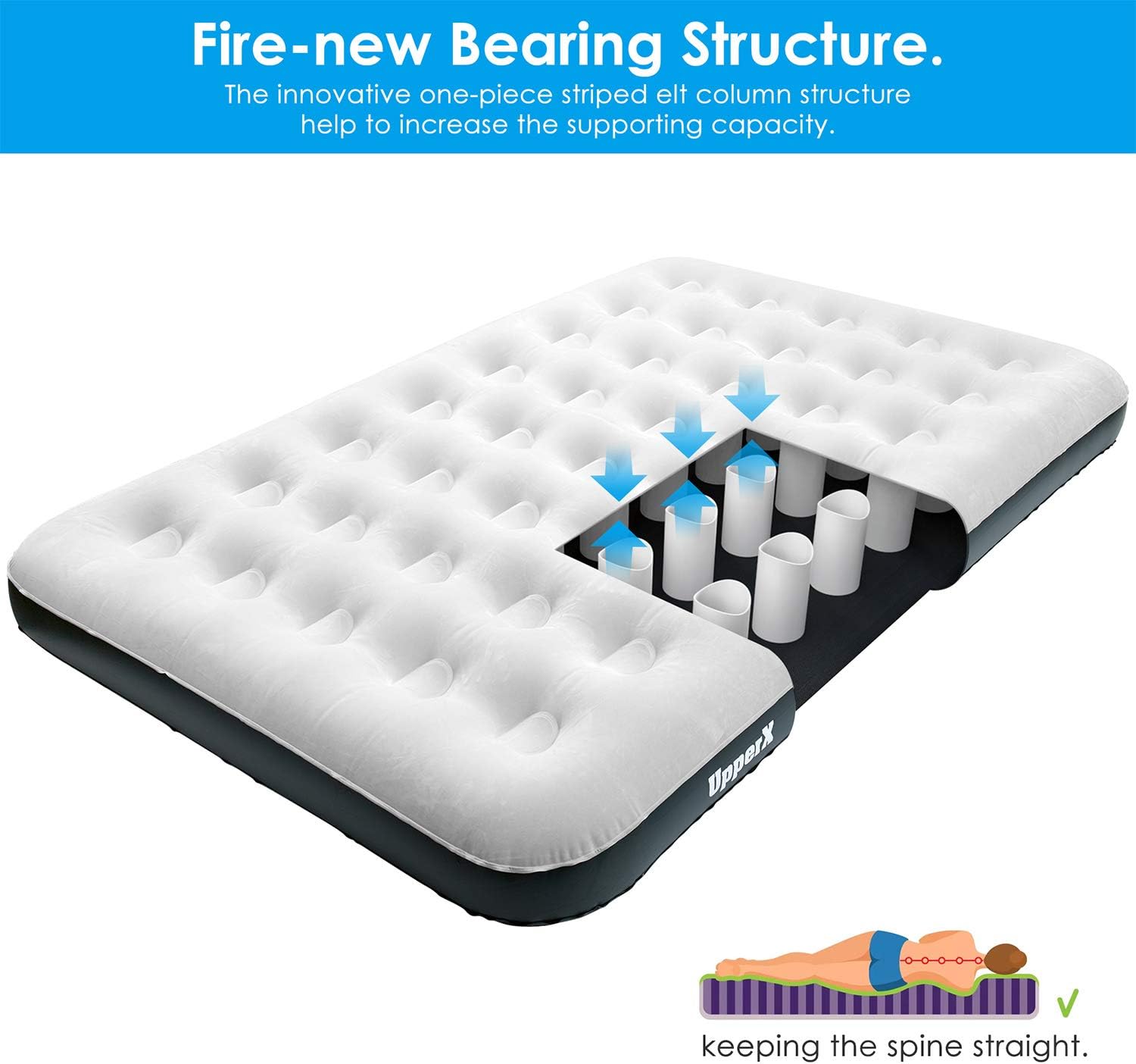 inflatable double guest bed