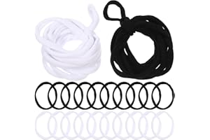 TOYANDONA Elastic Loom Bands Braided Rope Coaster Refill Kit 192Pcs for Diy Potholder Crafts Kids Weaving Loom Arts and Sewin