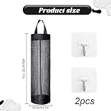 Himwein Plastic Bag Holder - Kitchen & Bathroom Storage Organizer view 2