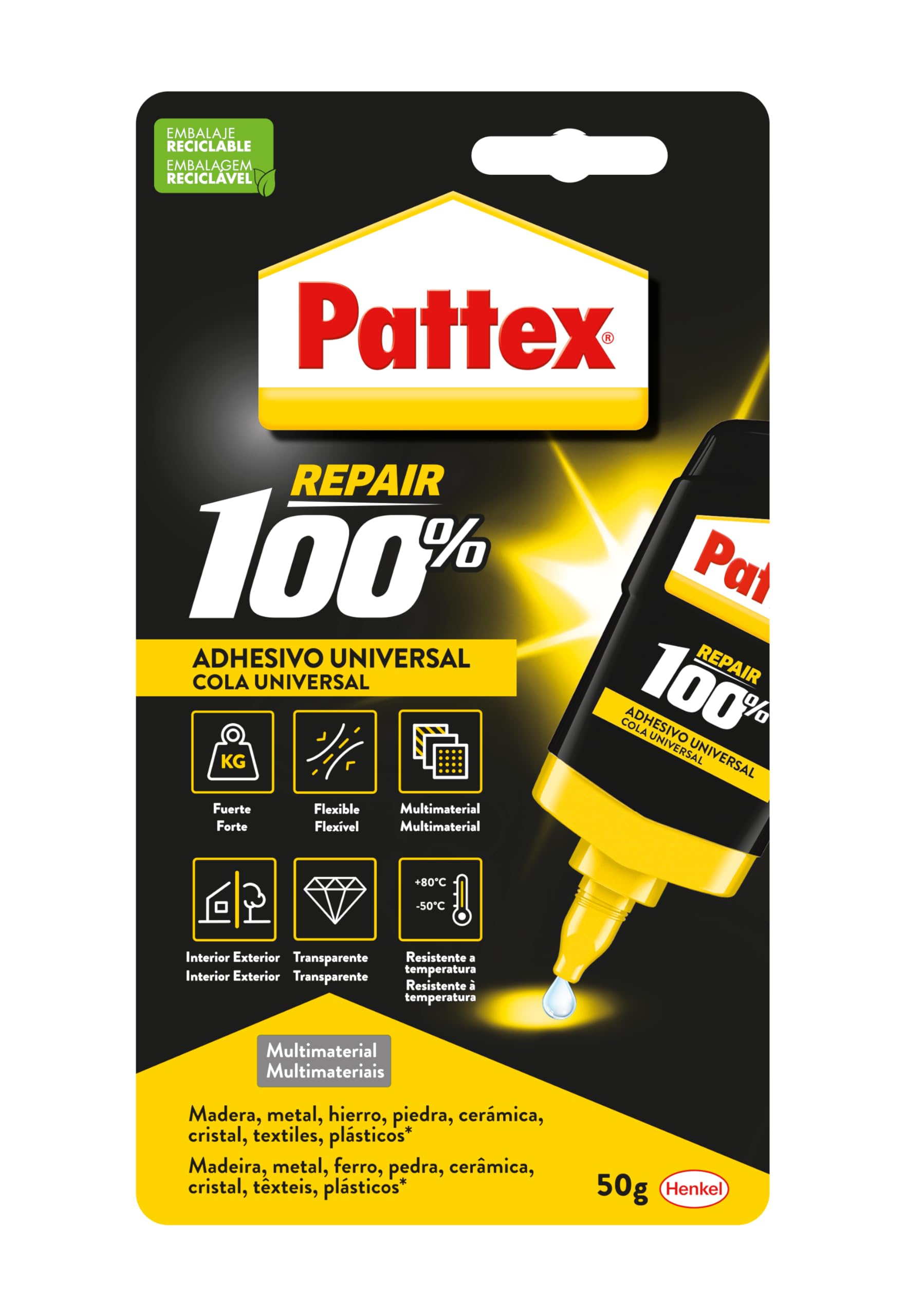 Henkel - Nural Pattex 100% Cue (50g Tube)