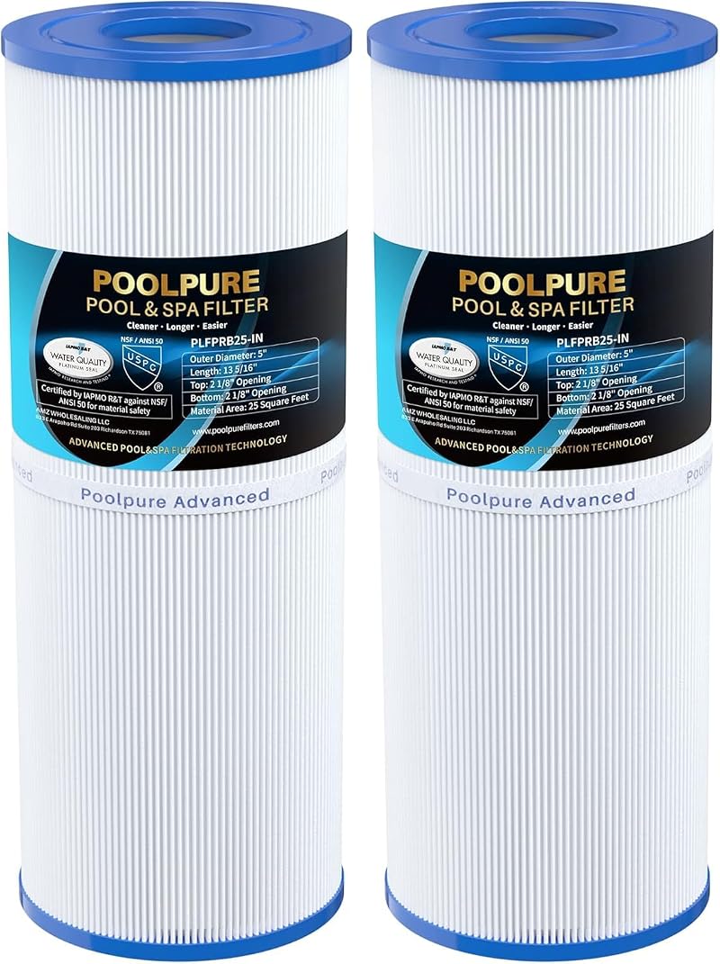 POOLPURE Spa Filter for Unicel C-4326 Filbur FC-2375 Pleatco PRB251N
