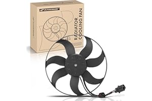A-Premium Left Engine Radiator Cooling Fan Assembly Compatible with Volkswagen & Audi Models - Jetta, Passat, Golf, Tiguan, T