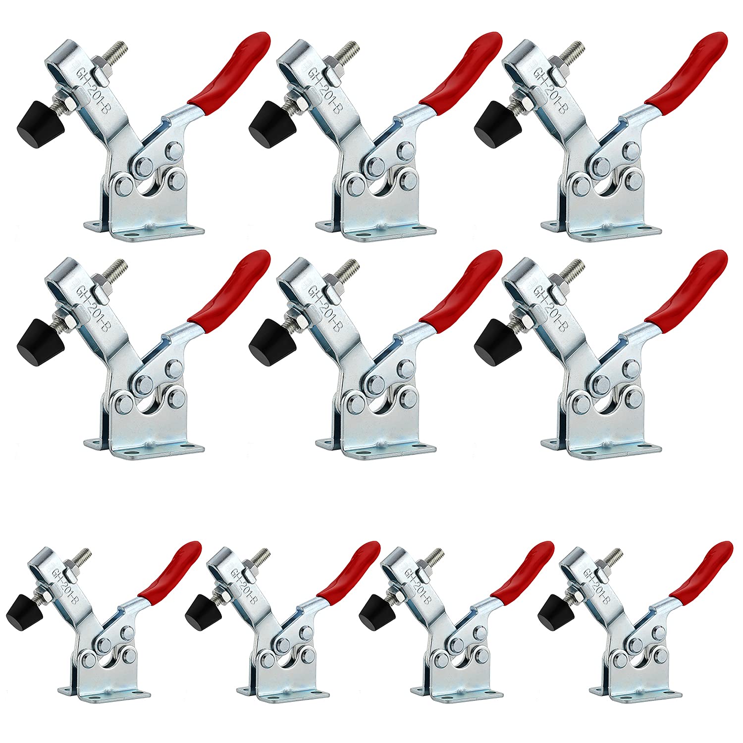 EXLECO GH-201-B 100kg Metal Horizontal Quick Release Pliers (Pack of 10)