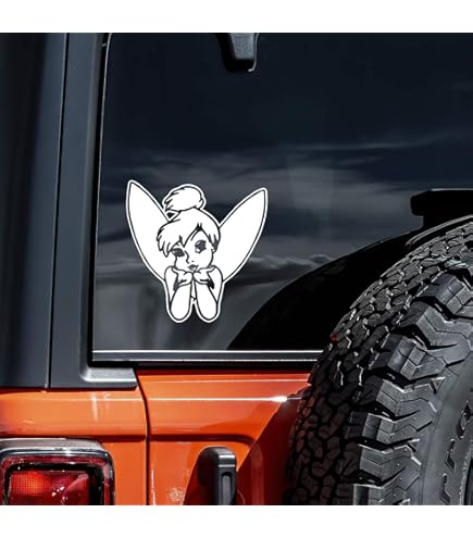 Amazon.com - Tinkerbell Bike - Sticker Graphic - Auto, Wall