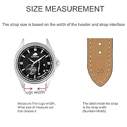 BISONSTRAP Leather Watch Straps, Soft Replacement