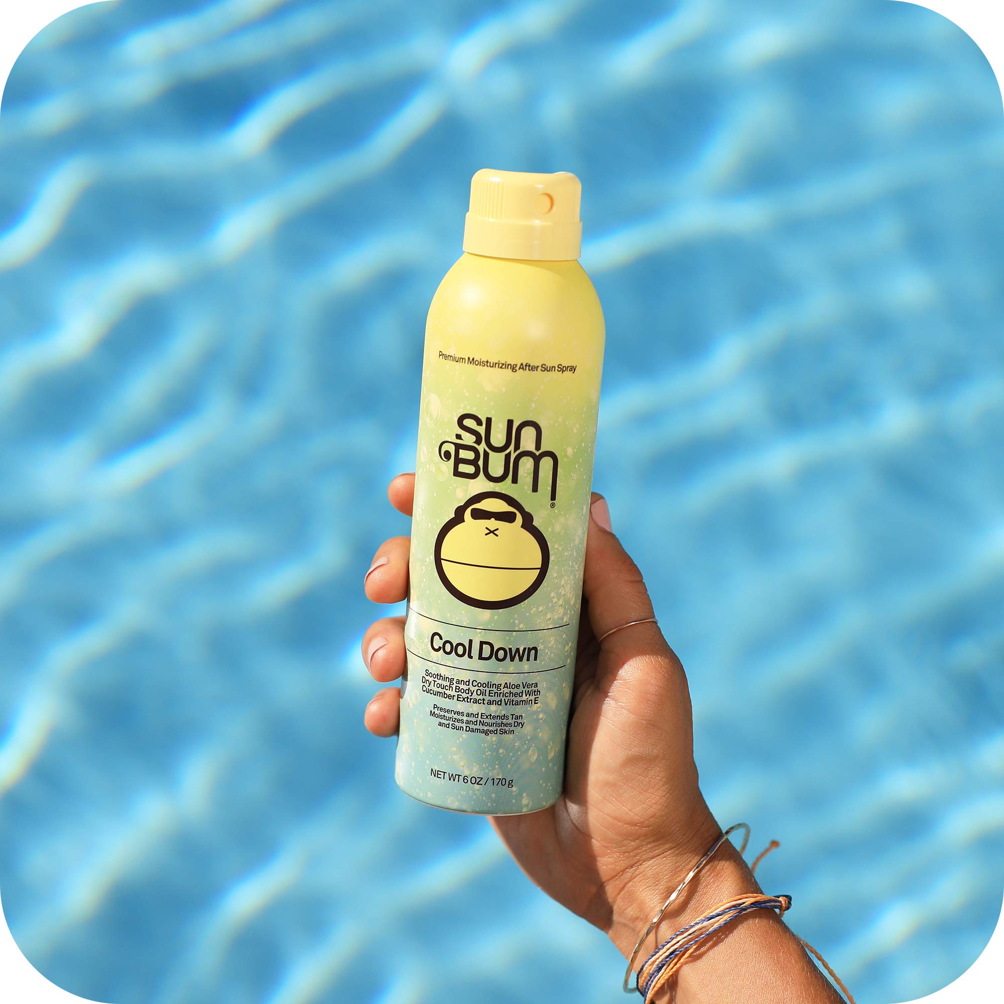 Sun Bum Cool Down Aloe Vera Spray Vegan and Hypoallergenic After Sun