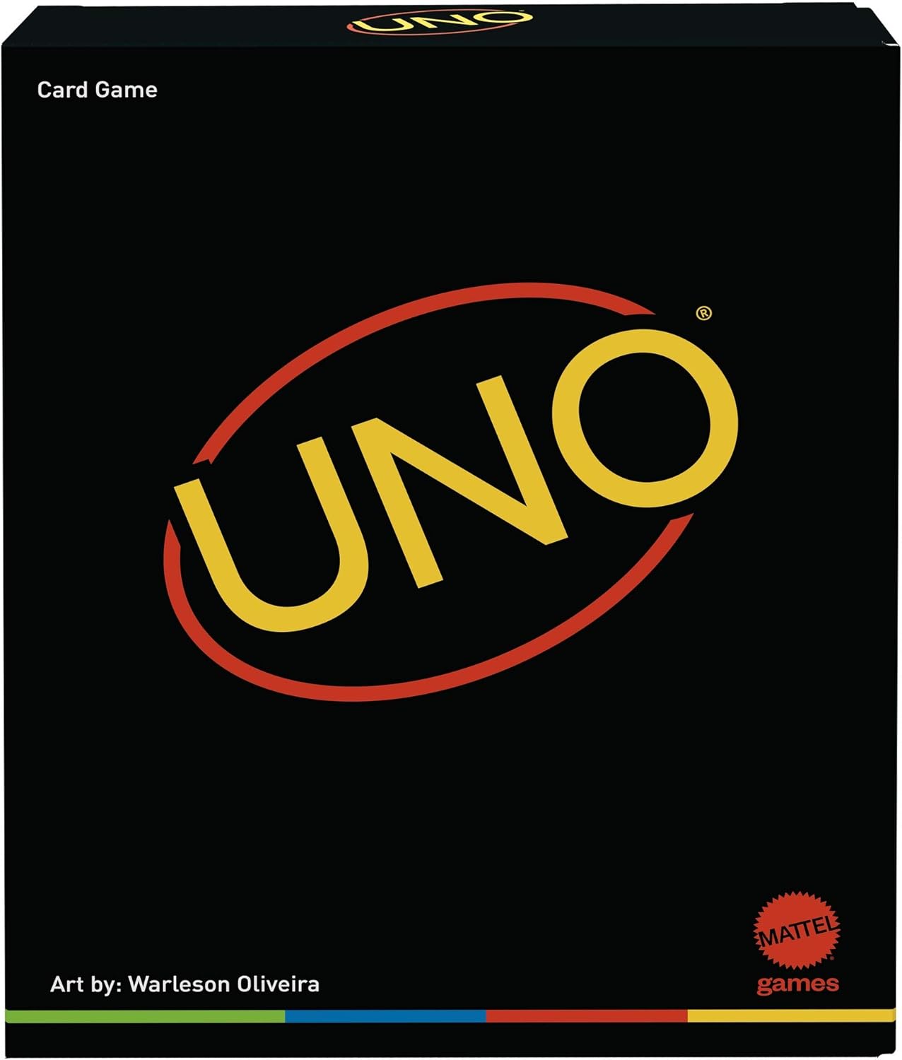 Mattel Games UNO Minimalista Card Game Featuring Designer Graphics by Warleson Oliviera, 108 Cards, Kid, Family & Adult Game Night, Unique Gift Design Lovers Ages 7 Years & Older: Toys & Games