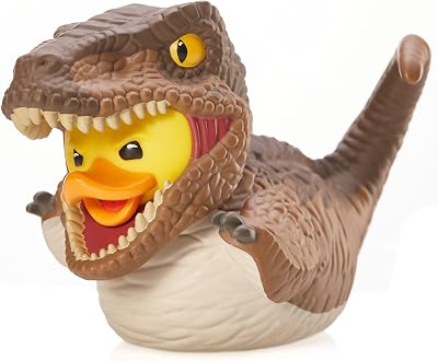 TUBBZ Boxed Edition Jurassic World Rebirth Velociraptor Rubber Duck Vinyl Figure