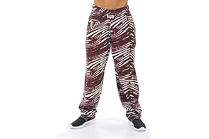 Zubaz NFL Men's Classic Zebra Print Team Logo Pants, Team Variation