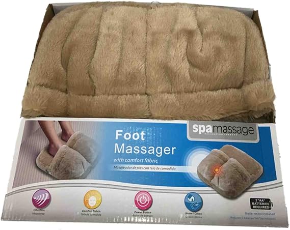 Amazon Com Spa Massage Foot Massager With Comfort Fabric Beige
