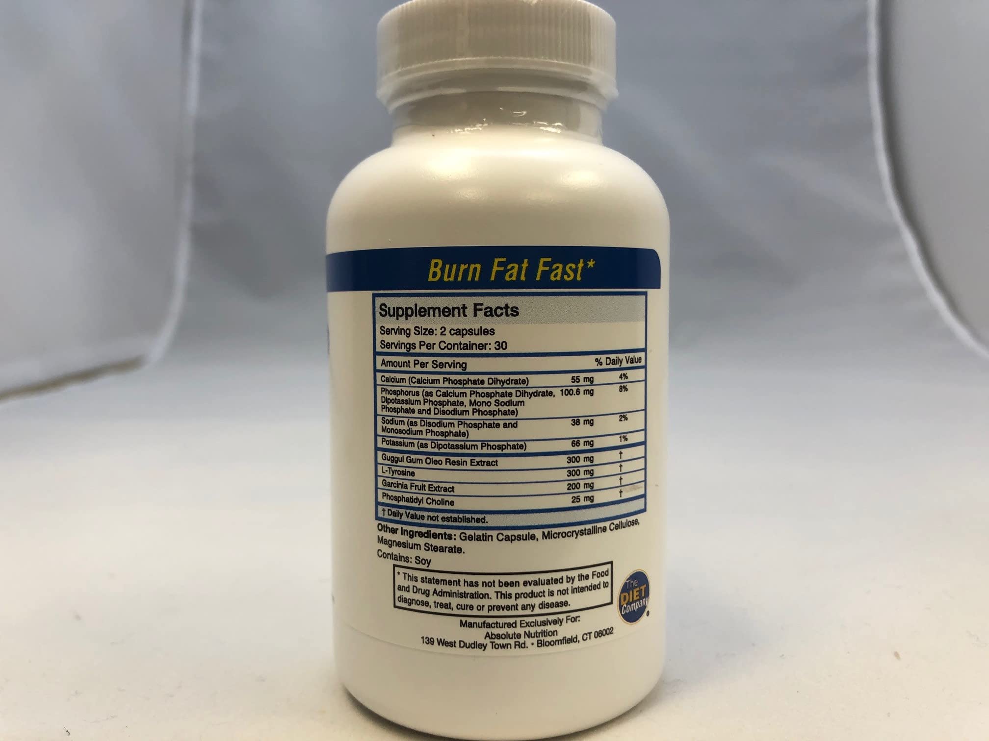 Absolute Nutrition Fat Burning Metabolism Boosting Supplement, Thyroid T-3, 60 Capsules