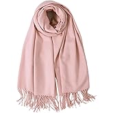 TUSHUSTY Scarf for Women Winter Pashmina Feel Shawl Wraps Softest Warm Blanket Oversized Scarves Evening Dress Wraps