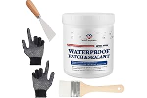 ARCHI REPUBLIC Upgraded Invisible Waterproof Agent Clear as Crystal, Transparent Waterproof Paint for Both Interior and Exterior Use on Rooftops, Bathrooms, and Walls for Leak Prevention and Tight Seal. (17.5OZ)