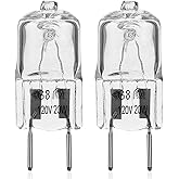 Light Bulb Fits for GE Samsung Kenmore Maytag Elite Range Microwave Oven | G8 120V 20W Replacement Range Hood Light/Stove Light/Under Light Halogen Bulb,Replaces WB25X10019 WB36X10213(2 Pack)