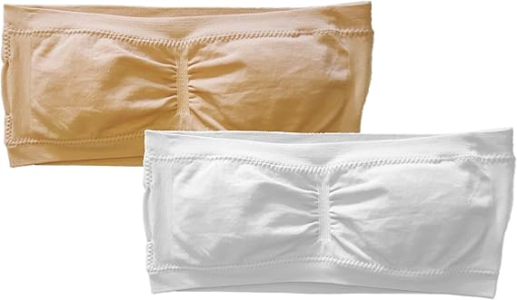 Amazon.com: Popular sujetador de tubo sin costuras para niña con acolchado extraíble – Value Pack: Clothing