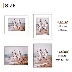 upsimples 8.5x11 Picture Frame, Display Pictures