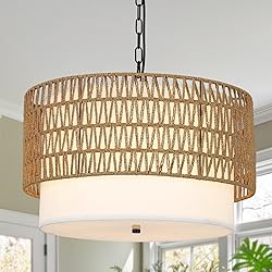 PAUFUL Farmhouse Chandeliers for Dining