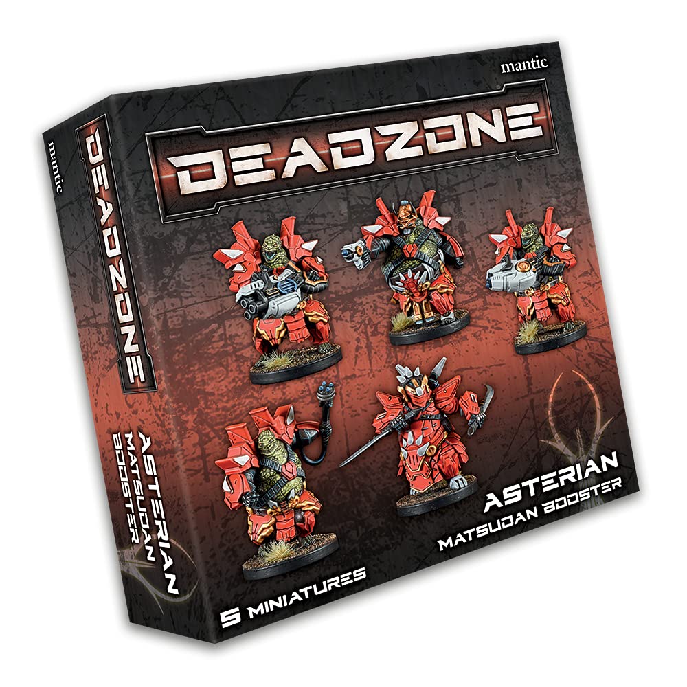 Mantic Games Deadzone Asterian Matsudan Booster, Unpainted, (MGDZA104)