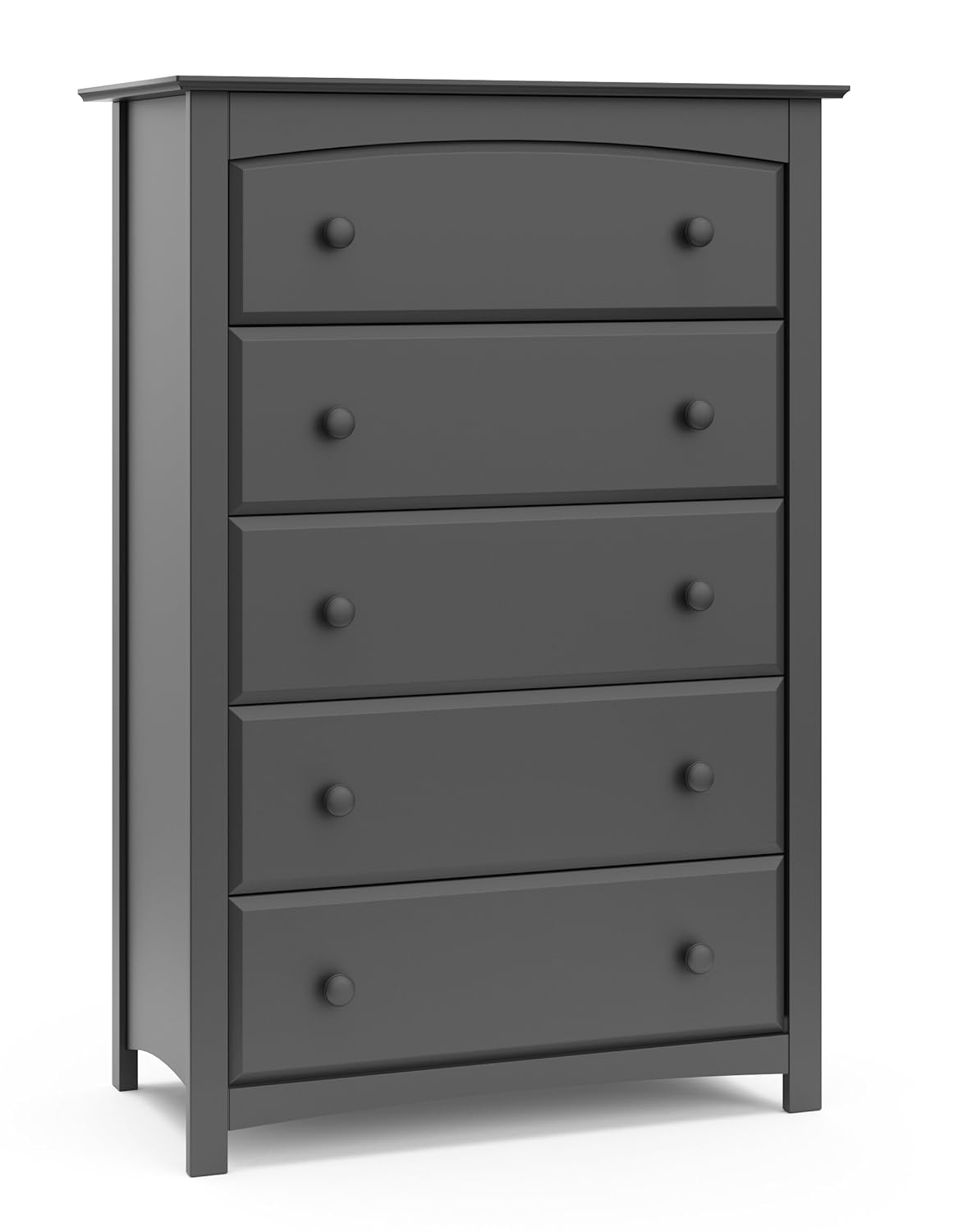 Storkcraft Kenton 5 Drawer Universal Dresser, Gray, Kids Bedroom Dresser with 5 Drawers, Wood and Composite Construction, Ideal for Nursery Toddlers Room Kids Room : Baby