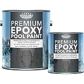 WOOLSEY Premium Epoxy Pool Paint High-Build Coating for Plaster, Fiberglass and Concrete Swimming Pools - Dawn Blue - Satin Finish