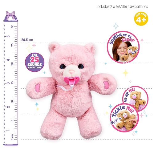 Little Live Pets Cozy Dozy Cubbles - Ourson Interactif Compagnon De Sommeil Avec Sons Et Réactions