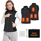 EGUMIGU Heated Coat, Warming Electric Heating Jacket for Women, Outdoor Activities (Battery Not Included)