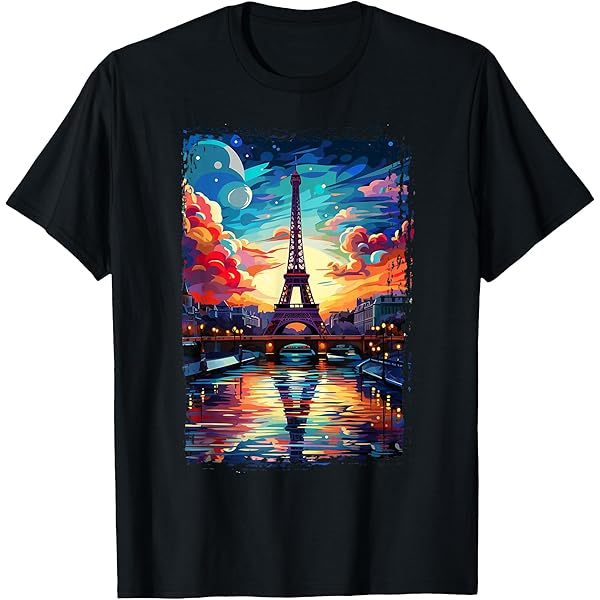 ☆Le Mont Saint Michel☆ unisex back print tshirtsoatmeal Le