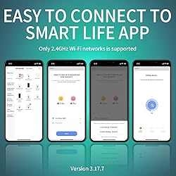 ANWIO 2-Pack Smart Light Bulbs 8.5W