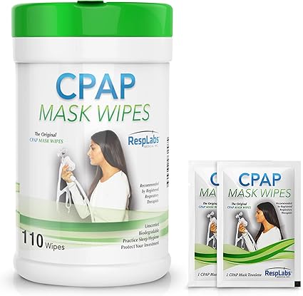 Amazon Com Resplabs Medical Cpap Mask Cleaning Wipes 110 Pack
