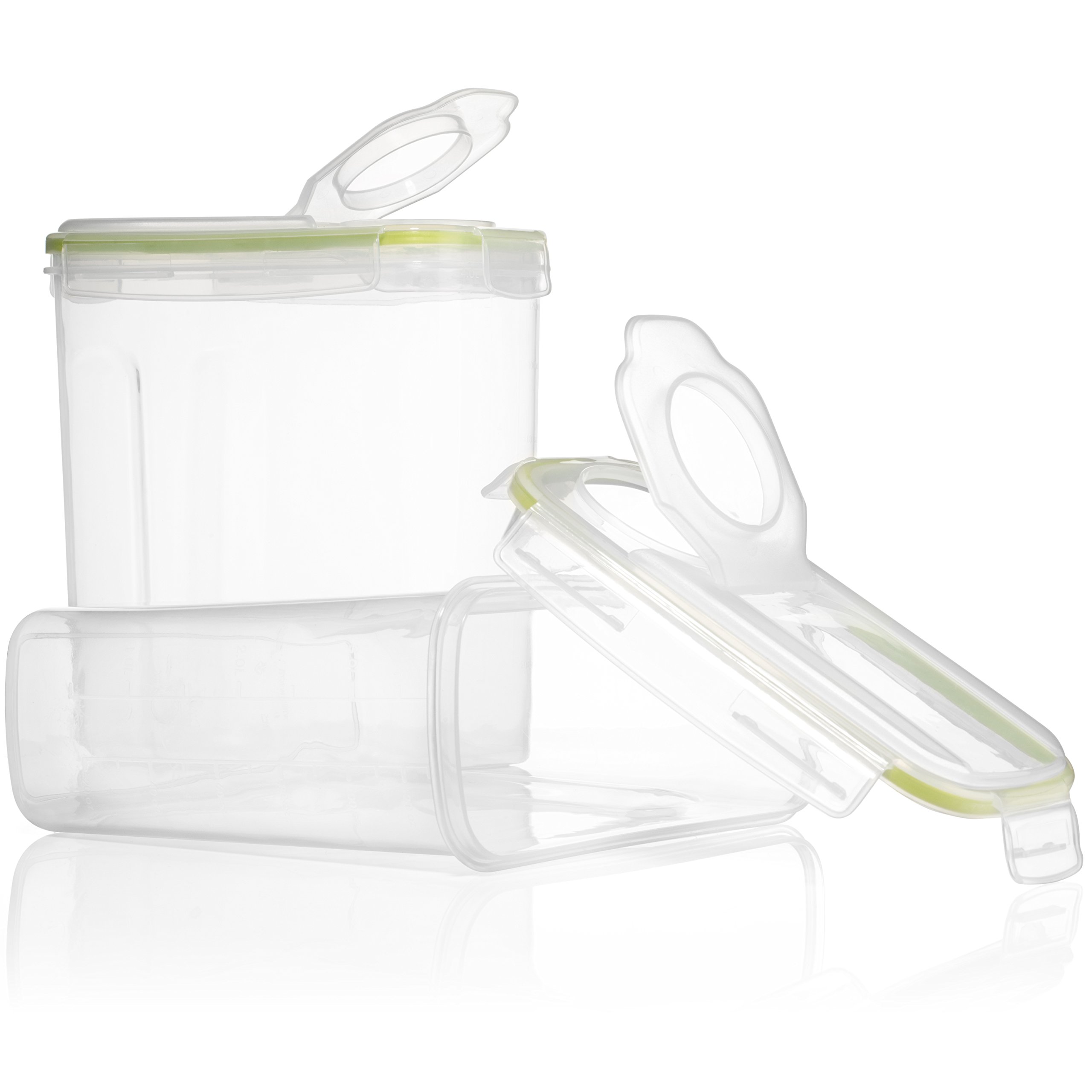 Seal Stow Cereal Container Set Large Plastic Food and Snack Kitchen