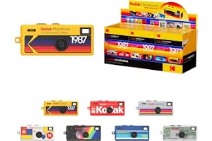 KODAK CHARMERA Keychain Digital Camera Blind Box Single Box (1PC),Mini Camera,Digicam,Video Recording,Bag Charm,1.6 Megapixels,Micro SD Card Slot,for Beginners Teens and Adults